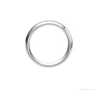 Whoiy Fedi nuziali da donna in oro bianco naturale, anelli di fidanzamento in vero oro, senza gemma lucidata, per donne, 21 (19,4), metallo prezioso Gemma, Nessuna pietra preziosa