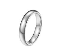 Whoiy Trauring 4 mm/6 mm/8 mm, in carburo di tungsteno, semplice fascia in argento lucido, da uomo, per fidanzamento, con incisione, bigiotteria da uomo, taglia 49 - 70, 12 (16,6), Metallo non