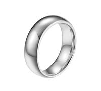 Whoiy Trauring 4 mm/6 mm/8 mm, in carburo di tungsteno, semplice fascia in argento lucido, da uomo, per fidanzamento, con incisione, bigiotteria da uomo, taglia 49 - 70, 70 (22.3), Metallo non