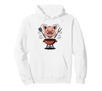Whole Hog Roast Family Tradition Backyard Pig Spit Felpa con Cappuccio