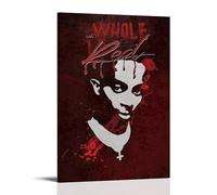 Whole Lotta Red Playboi Carti poster su tela pittura ad olio su tela, poster artistico da appendere per casa, bar, decorazione artistica per interni e pareti, poster, stile cornice, 30 x 45 cm