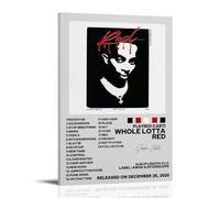 Whole Lotta Red-Playboi CartiDipinti decorativi impermeabili e resistenti alle macchie per soggiorno, camera da letto, ufficio, quadri da appendere gratuiti, poster ad alta definizione, decorazione