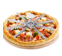 Whole Pie Cutter - Pennarello per tagliaporta | Creativo Tagliapasta per pizza a denti multipli | Accessori da cucina in lega di alluminio per cheesecake, taglio rapido per pizza rotonda