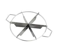 Whole Pie Cutter - Stainless Steel Divider, non stick Press Tool with Handles, Pastry Portion Slicer, Event Serving Gadget for Details, Party Gathering Use for Desserts 12,2 x 10,43 x 2,76 Inches