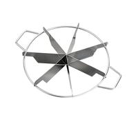 Whole Pie Cutter - Stainless Steel Divider, non stick Press Tool with Handles, Pastry Portion Slicer, Event Serving Gadget for Details, Party Gathering Use for Desserts 12,2 x 10,43 x 2,76 Inches