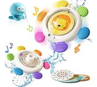 Wholede Giocattolo a ventosa per bambini, tazza di aspirazione per bambini, giocattolo per bambini 0 6 mesi con ventosa, giocattolo per vasca da bagno per bambini a partire da 1 anno con polpo spray