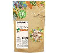Wholefood Earth - Fiocchi d’avena Jumbo, 1 kg, senza OGM, ad alto contenuto di fibre