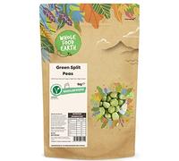 Wholefood Earth - Piselli verdi spezzati, senza OGM, naturali, vegani, senza latticini, senza zuccheri aggiunti, 1 kg