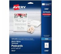 Wholesale case of 15 - Avery Textured post cards-post Cards, strutturato, di dimensioni 4 - 1/10,2 cm x - 1/5,1 cm opaco,120/BX, we