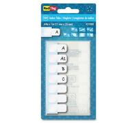 Wholesale case of 25 - redi-tag Permanent write-on Index tabs-write-on Plain Tabs, Permanent, 2,5 cm "X7/40,6 cm 104 Tabs/PK, bianco