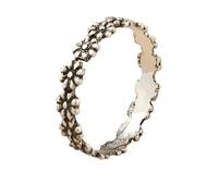 Wholesale Cute Small Daisies Ring For Women Flower Vintage Silver Colour Boho Accessories Minimalist Jewelry Nice processing