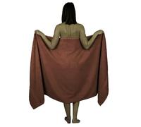 Wholesale Trade Dealz Telo da bagno extra large, 100 x 200 cm, asciugamano da bagno super grande, asciugamano da spiaggia per il corpo, XL, 600 g/m² (marrone cioccolato)