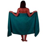 Wholesale Trade Dealz Telo da bagno extra large, 100 x 200 cm, telo da bagno super jumbo grande, telo da bagno da spiaggia e corpo da 600 g/m² (blu laguna)