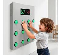 WHOOLEFUN Puzzle Reaction Test Trainer, Gioco Whack-a-Mole con Timer E Contatore di Punteggio, velocità, Tempo E Difficoltà Regolabili, per Casa, Feste, Sale Giochi, Pub, Casinò