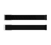 WHOOP SuperKnit Luxe Band - Compatibile con One, Peak e Life - Accessorio fitness comodo e versatile realizzato in tessuto ultra performante, ECG Ready, Obsidian