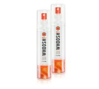 Whoosh! Grab & Go - Spray Atossico 80 ml, Detergente per Pulizia Schermo Smartphone, Tablet, Computer, Laptop, Elimina Sporco, Polvere, Aloni e Macchie, Ideale per Tutti Gli Schermi - Panno 7x10 cm