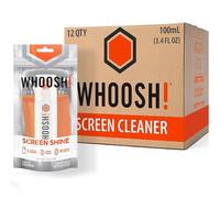 WHOOSH! Screen Cleaner Spray and Wipe XL [Pack of 12] - 100 ml + 1 panno in microfibra - pulizia dello schermo - per auto, computer, laptop, iPad, MacBook, cellulare, orologio, occhiali - Kit pulizia
