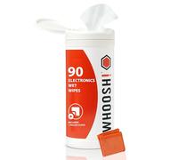 WHOOSH! Screen Shine 90 Salviette Schermo Per Auto, TV, Laptop, MacBook E OLED Con Panno Microsuede - Senza Pelucchi, Non Abrasive, Senza Aloni Salviette Occhiali Pulizia