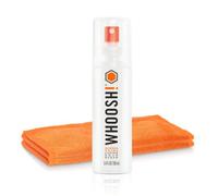 WHOOSH! - Screen Shine GO XL, Detergente Spray Atossico Per Pulizia Schermi, Compatibilità Universale, Rimuove Sporco E Polvere - Screen Cleaner (100ml) + 1 Panno microfibra (15.2x15.2cm)
