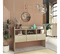 WHOPBXGAD Armadio portaoggetti Armadio portaoggettiCredenza Rovere Sonoma 105x30x70 cm in Legno MultistratoAdatto al soggiorno