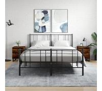 WHOPBXGAD Modern Nightstand Set of 2, Smoked Oak Finish 40x35x50 cm Multilayer Wood Bedside Tables with Drawer Storage for Bedroom and Living Room