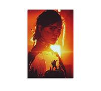 WHOPD Tela Quadro ELLIE THE LAST OF Decorative Canvas Wall Art Soggiorno Poster Camera da letto Senza Cornice (60x90cm,Senza Cornice)