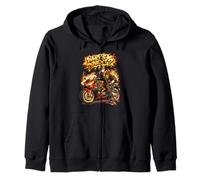 Whos Next Anime Biker Street Racing Estetica Felpa con Cappuccio