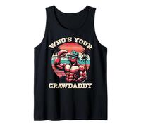 Whos Your CrawDaddy Gamberi Retro Gamberi Crawdad papà Uomini Canotta
