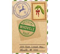 Whoville Mail A Christmas Journal: A Vintage Holiday Notebook for Festive Lists, Letters & Cheerful Thoughts