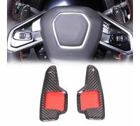 whpqjmt Upgraded Paddles Shift Pads for Corvette C8 Stingray 2020 2021 2022 2023 - Non-Slip Grip & Easy Fit, Perfect Gear Change Every Time (Set of 2)