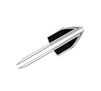 WHQHAAN Emblema Adesivo per VW Golf 7 GTI/GTD/TCR/R e R-Line 2012-2020, Adesivo Emblema Auto 3D Badge Decal Auto Accessori, Argento, Resina
