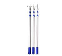 WHRAOY Asta Di Spinta Per Barca, Asta Telescopica Per Gancio Per Barca - 2, 3, 4, 5, 6 M, Asta Di Prolunga - Apertura 4 Cm + Carico: 200 Kg, Per Attracco Navi, Salvataggio in Acqua,600CM,3PCS