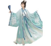 WHRAOY Costume Da Spettacolo Teatrale Cinese Antico (S-XL), Hanfu Tradizionale Cinese Da Donna,L,O