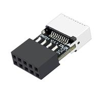 Whrcy Adattatore per scheda madre USB C | Connettore USB 2.0 per scheda madre chassis - Connettore convertitore ad alta velocità presa di tipo C, adattatore per scheda madre da maschio a femmina tipo