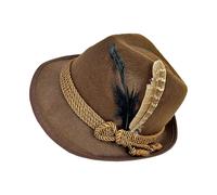 Whrcy Cappelli Tedeschi per Oktoberfest,Copricapo Non Tessuto Unisex | Cappello Per La Festa Di Oktoberfest - per Adulti Festa Carnevale Evento Culturale della Birra Celebrazione