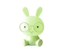 Whrcy Lampada coniglietto,Indossa occhiali Rabbit Light per camera da letto | Lampada da notte, decorazione lampada da scrivania, illuminazione da comodino camera da letto ragazza, luce notturna