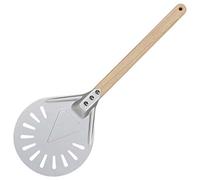 Whrcy Pala Per Pizza Forata Rotonda, Buccia Di Tornitura Resistente Antiscivolo In Alluminio Per Pizza Fatta In Casa Panettieri, 7 '' / 8 '' / 9 ''