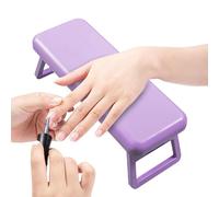 Whrcy Poggiamano per cuscino per unghie, Poggiamano per manicure - Comodo bracciolo per unghie, cuscino per mani stabile | Poggiamano portatile per Nails Tech, supporto pieghevole per la casa, salone