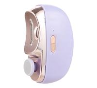 Whrcy Tagliaunghie elettrico automatico, tagliaunghie e lima ricaricabile con ricevitore, forbici per unghie automatiche luce LED, tagliaunghie di sicurezza per bambini anziani e scelta di regali