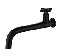 WHSY127 Black Stainless Steel Kitchen Sink Faucet Tranquil Waterfall Flow & Easy Installation Beautiful