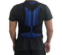 WHSY127 Correttore per Uomini e Donne Back Brace Clavicle Support Stop Slouching And Hunching Retro -Allenatore Regolabile (Colore: Nero, Dimensioni: Piccoli) Strumenti Beautiful