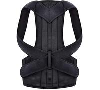 WHSY127 Correttore per Uomini e Donne Back Brace Clavicle Support Stop Slouching And Hunching Retro -Allenatore Regolabile (Colore: Nero, Dimensioni: Piccoli) Strumenti Beautiful