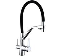 WHSY127 Kitchen Faucet with Water Filter, Multi-Function Chrome for Under Sink Use ° Swivel Spout Beautiful