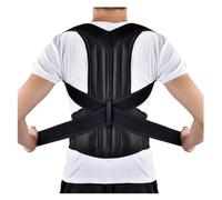 WHSY127 per la Cintura di in Vita Supporto Posteriore Correzione Full Back Belt Brace Trainer Support (Black, XXXXX-Large) Beautiful