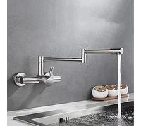 WHSY127 Premium Foldable Stainless Steel Kitchen Faucet for Hot Cold Water - Swivel Spout And Space-Saving Beautiful