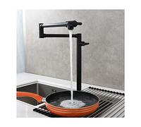 WHSY127 Premium Folding Brass Kitchen Faucet with Swivel Joint Pot Filler, Cooking And Watering Plants Beautiful