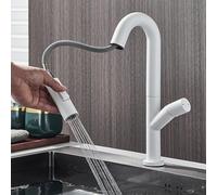 WHSY127 Sleek Single-Hole Kitchen Faucet with Pull-out Sprayer, Two Models Available for Kitchens Beautiful