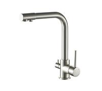 WHSY127 Stainless Steel Kitchen Faucet with Brushed Nickel Finish for Home And Commercial Use Beautiful