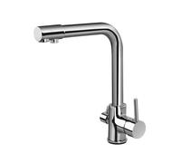 WHSY127 Stainless Steel Kitchen Faucet with Brushed Nickel Finish for Home And Commercial Use Beautiful