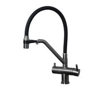 WHSY127 Versatile 3-in-1 Kitchen Faucet with Reverse Osmosis Filtered Water, Brushed Gold Finish - for Home And Commercial Use Beautiful